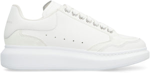 Sneakers low-top Larry in pelle-1